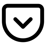 Pocket SVG Icon